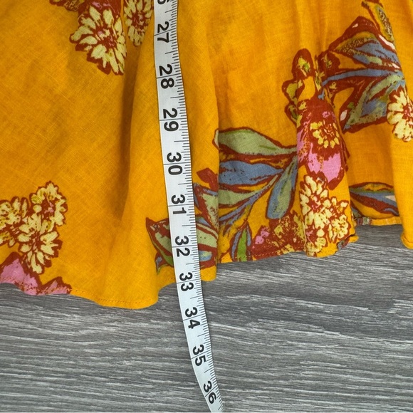 Free People Summer In Tulum Floral Printed Tunic Top Size Large - Picture 12 of 12